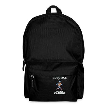 Robotik ist mein Cardio Mechanic Engineering - Rucksack - Schwarz - Vorne