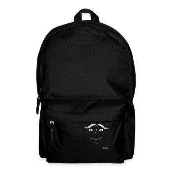 Face design good vibes hello - Backpack - black - Front