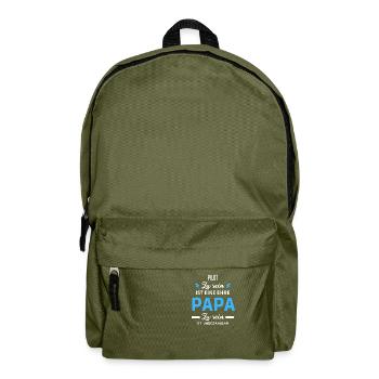 Zu sein ist eine ehre Papa ist undezahlbar Pilot - Rucksack - Olivgrün - Vorne
