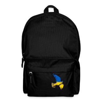Ukraine Taube - Rucksack - Schwarz - Vorne