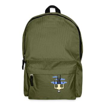 The man upside down - Backpack - olive green - Front