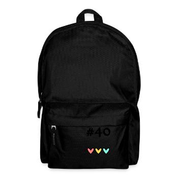 40 JAHRE. 40-jähriges Jubiläum. GEBURTSTAG 40 JAHRE. 40 - Rucksack - Schwarz - Vorne