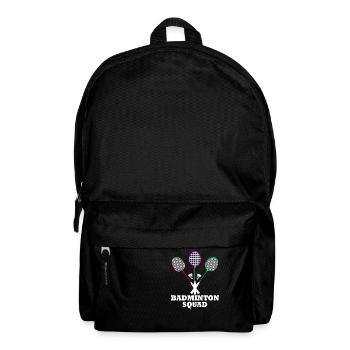 Badminton Squad Hobby Sports Retro Sports - Backpack - black - Front
