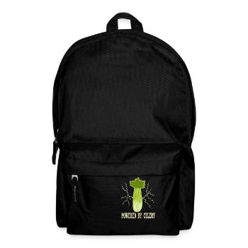 Powered by Vegetables Celery Food Leek - Backpack - black - Front