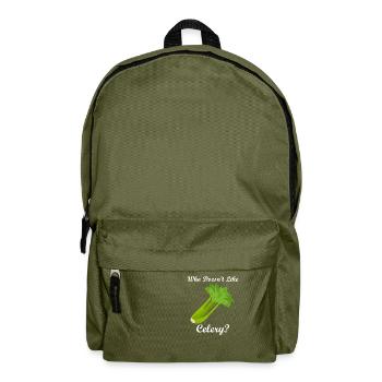 Gesundes Essen Gemüse Sellerie Essen - Rucksack - Olivgrün - Vorne