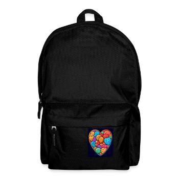 statement quote cool hippie gift idea - Rucksack - Schwarz - Vorne