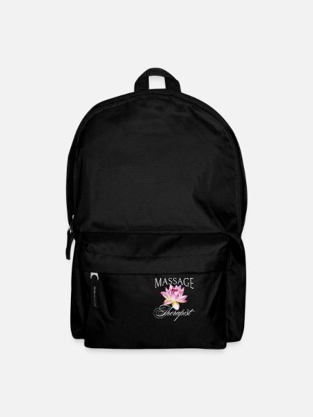 Massage Therapist Physiotherapeutin Lotusblüte - Rucksack - Schwarz