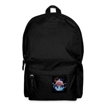 birthday present boba tea animal happy - Rucksack - Schwarz - Vorne