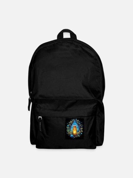 bird funny animals birthday 8 bit present idea - Rucksack - Schwarz