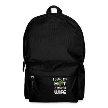 Funny I Love My Hot Zambian Wife Husband - Rucksack - Schwarz - Vorne
