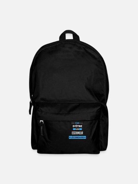Fier d'être un légendaire ESCRIMEUR HUMOUR - Sac à dos - noir