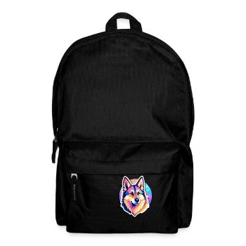 Illustration de berger allemand - Sac à dos - noir - Devant