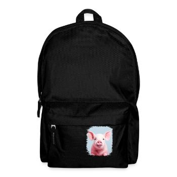 funny quote backyard griller quote humor pork - Backpack - black - Front