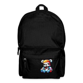 Teddy Bear / Cuddly Toy / Stuffed Animal / Gift Idea - Backpack - black - Front