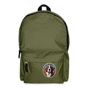 St. Bernard's Head - Backpack - olive green - Front