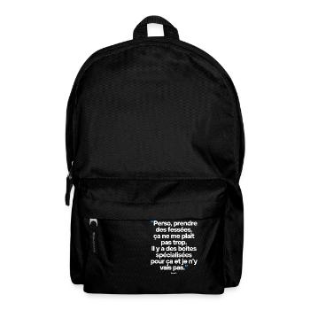 Citation célèbre footballeur coach - Sac à dos - noir - Devant