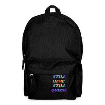 TOUJOURS LÀ TOUJOURS QUEER - Sac à dos - noir - Devant