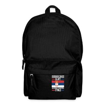 Serbe Serbe Serbie - Sac à dos - noir - Devant