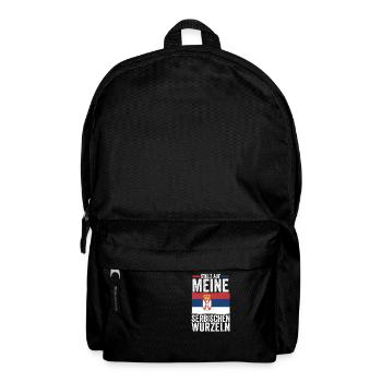 Serbe Serbe Serbie - Sac à dos - noir - Devant