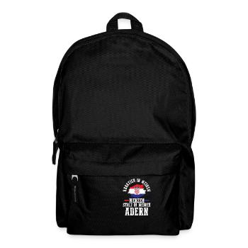 Croat Croatian Croatia - Backpack - black - Front