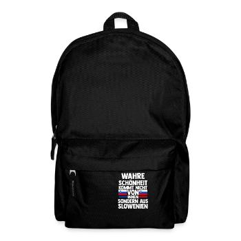 Slovènes Slovénie - Sac à dos - noir - Devant