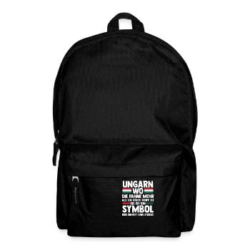 Ungar Ungarisch Ungarn - Rucksack - Schwarz - Vorne