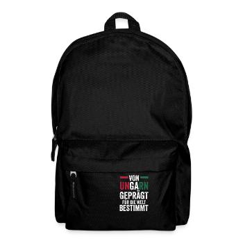 Ungar Ungarisch Ungarn - Rucksack - Schwarz - Vorne