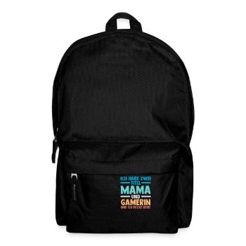 Mutter Gamerin Gamer Zocken Mama - Rucksack - Schwarz - Vorne