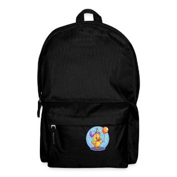 Ente Geburtstag Comic - Rucksack - Schwarz - Vorne
