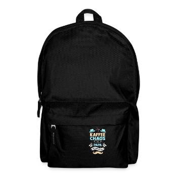 Kaffee Vater Papa - Rucksack - Schwarz - Vorne