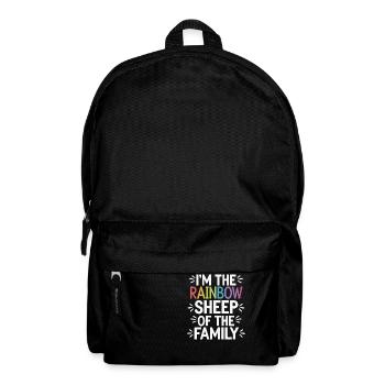 I'm The Rainbow Sheep Of The Family 8 - Rucksack - Schwarz - Vorne