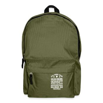 Nachbarschaft Bester Nachbar - Rucksack - Olivgrün - Vorne