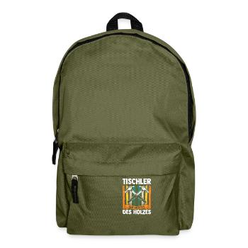 Schreiner Zimmermann Tischler - Rucksack - Olivgrün - Vorne