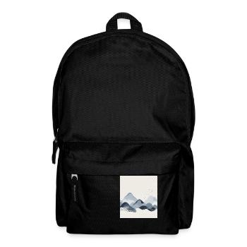 Abstract Mountains - Backpack - black - Front