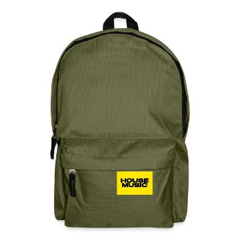 House Music Yellow Collection - Limitierte Auflage - Rucksack - Olivgrün - Vorne