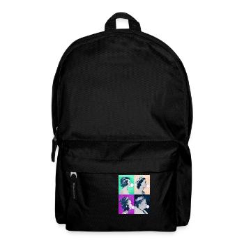 Queen II -Elizabeth England Queen,Kaugummi,pop-art - Rucksack - Schwarz - Vorne