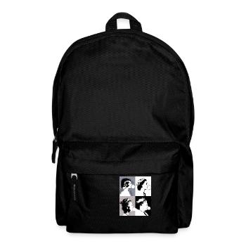 Queen II -Elizabeth England Queen,Kaugummi,pop-art - Rucksack - Schwarz - Vorne
