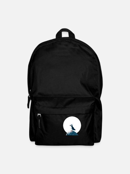 Macareux sur rochers - Sac à dos - noir