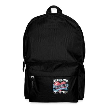 She Overcame What Was Meant To Destroy 9 - Rucksack - Schwarz - Vorne
