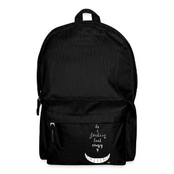 Alice crazy cat - Backpack - black - Front