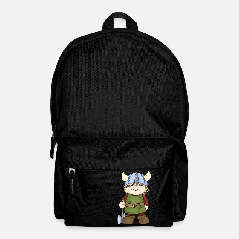 Erik, der kleine Wikinger - Rucksack - Schwarz