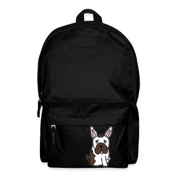 French Buldog - French Bulldog - Backpack - black - Front