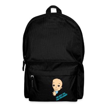 I'm Not Fat I'm Pregnant Baby Schwangerschaft - Rucksack - Schwarz - Vorne