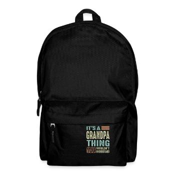 Grandpa Thing - Backpack - black - Front
