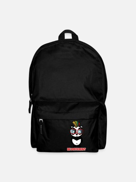 Be Different - Crazy Pandabear - Rucksack - Schwarz