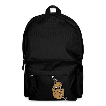 alleine einsam gesicht suess niedlich kleine gebur - Rucksack - Schwarz - Vorne