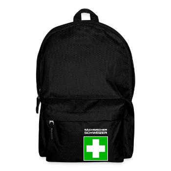 sächsischer schweizer 3 - Rucksack - Schwarz - Vorne