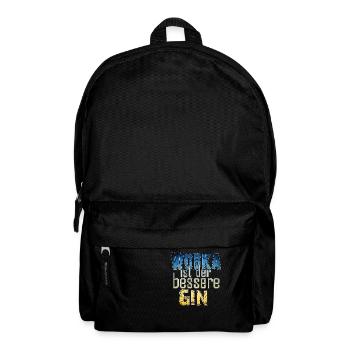 Lustiger Wodka Spruch | Yolo-Artwork - Rucksack - Schwarz - Vorne