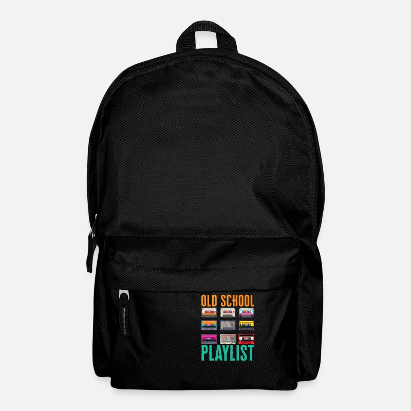 Old School Playlist - Rucksack - Schwarz