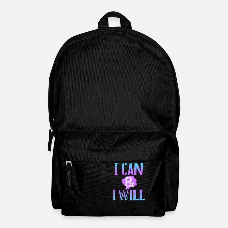 I Can & I Will - Rucksack - Schwarz